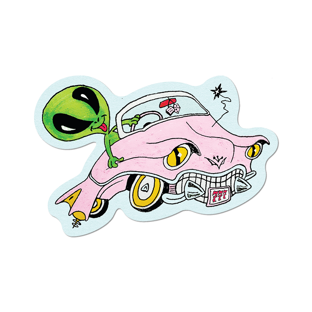 Cosmic Cruiser by Apply - Die-Cut Sticker
