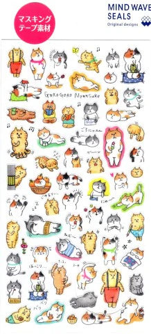 MINDWAVE Sticker Sheet GOROGORO CAT
