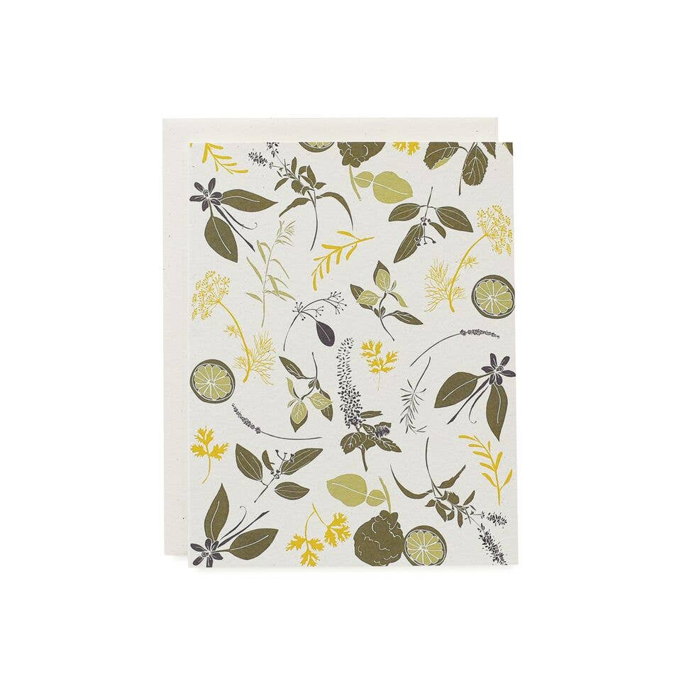 Cocktail Herbs Cards / Boxed Set of 8