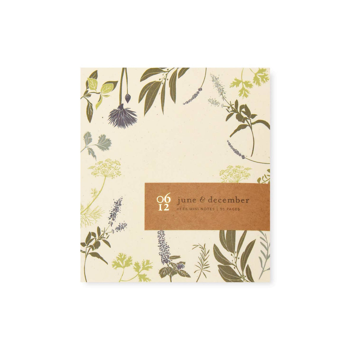 Herb Mini Notes / Recycled Notepad