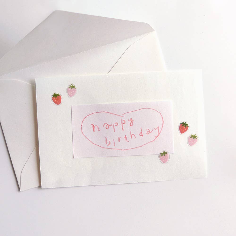 Strawberries Sticker Sheet - Deco.20 - Suatelier Design