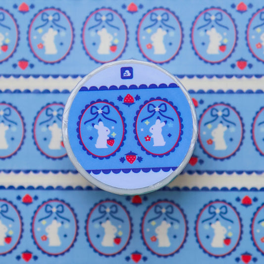 30mm Washi Tape - Sweet Blue Ribbon