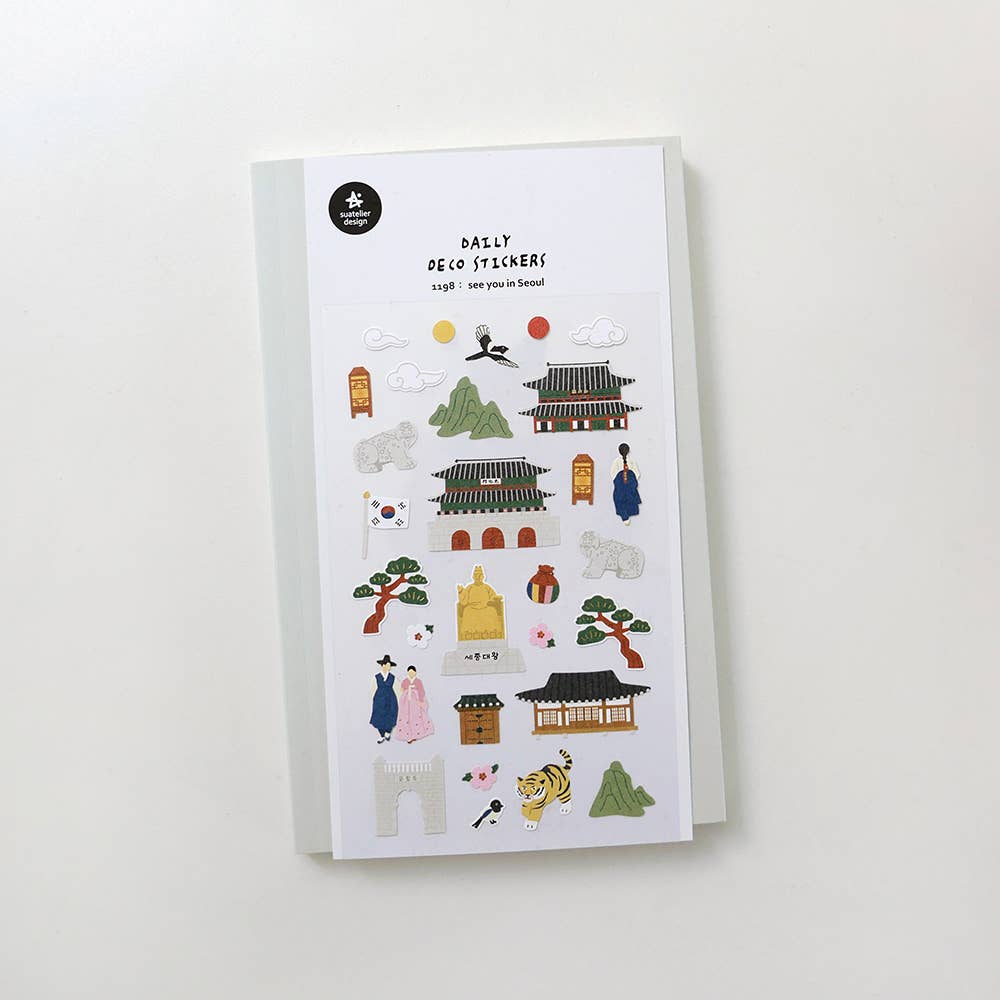 Sautelier Design "See you in Seoul" Sticker Pack