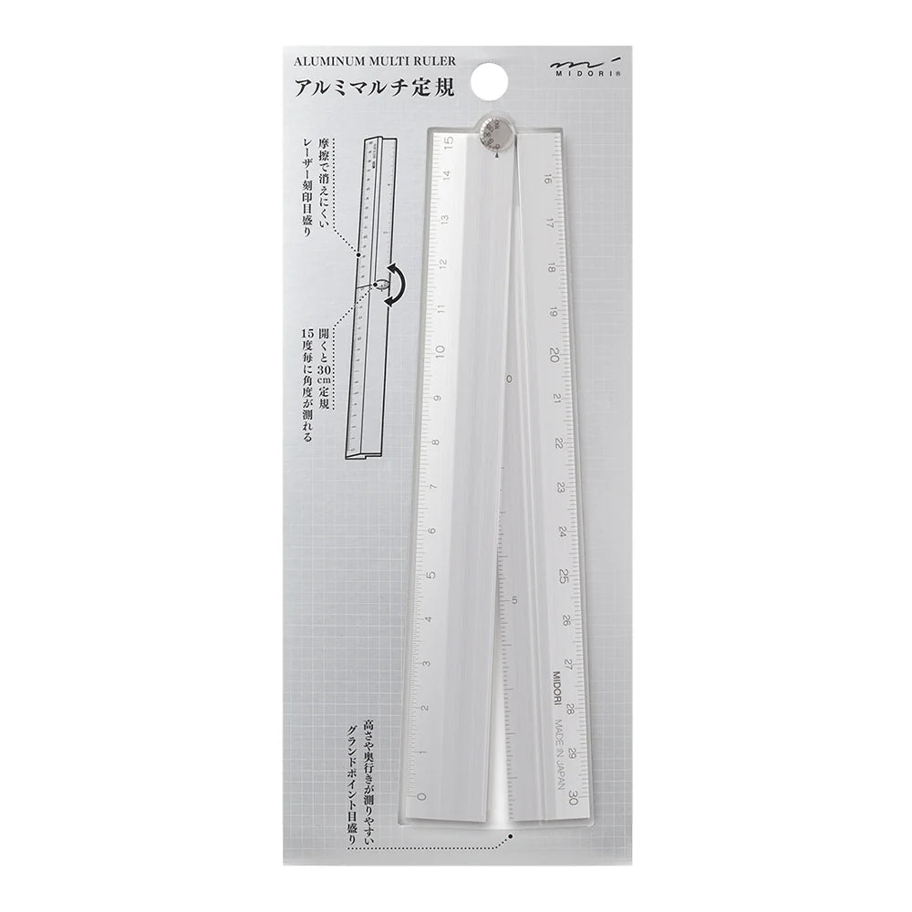 Midori Foldable Aluminum Ruler