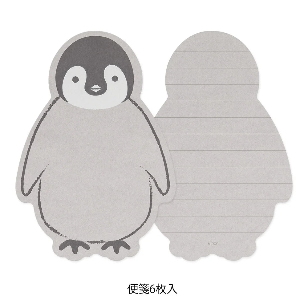 Midori Letter Set Penguin