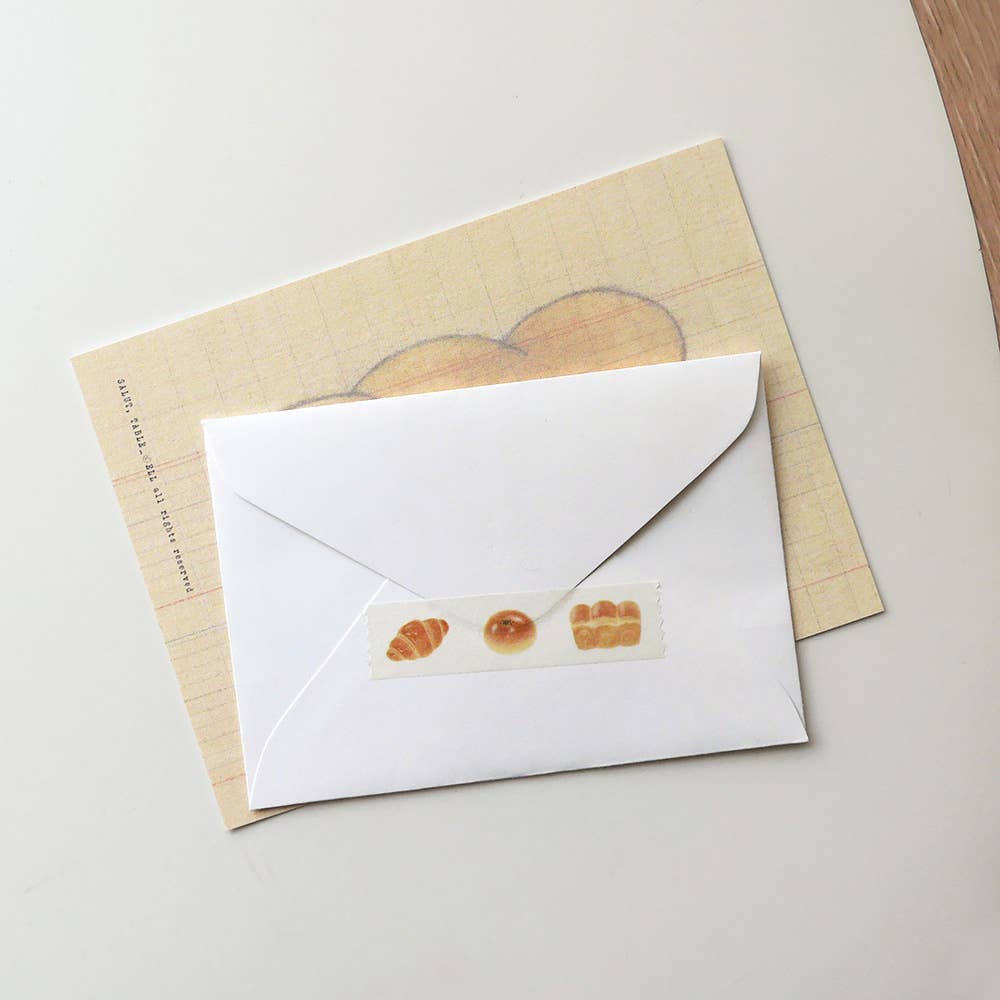 Suatelier Design Illust.08 Bread Washi Tape