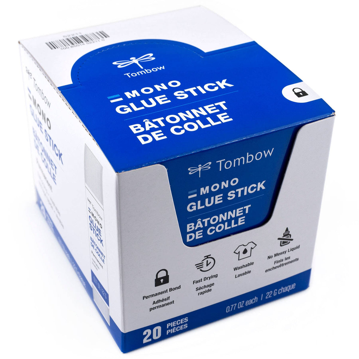 MONO Glue Stick, Medium, 20-Piece Display Box