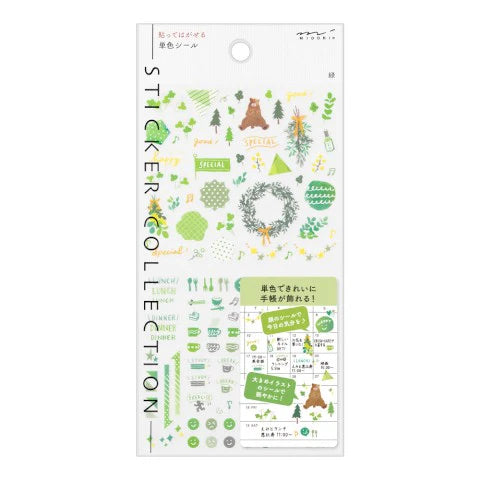 Midori Green Sticker Sheet