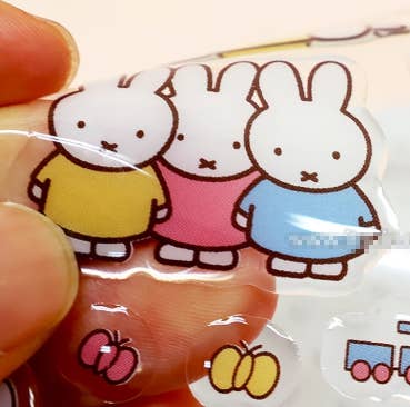 New! Miffy Epoxy Daily Life Sticker