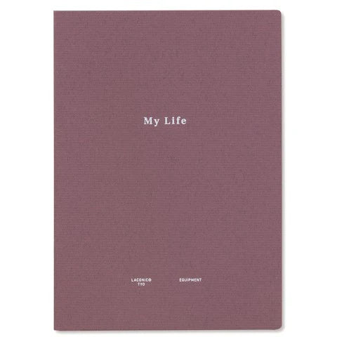"My Life" Laconic Style Notebook