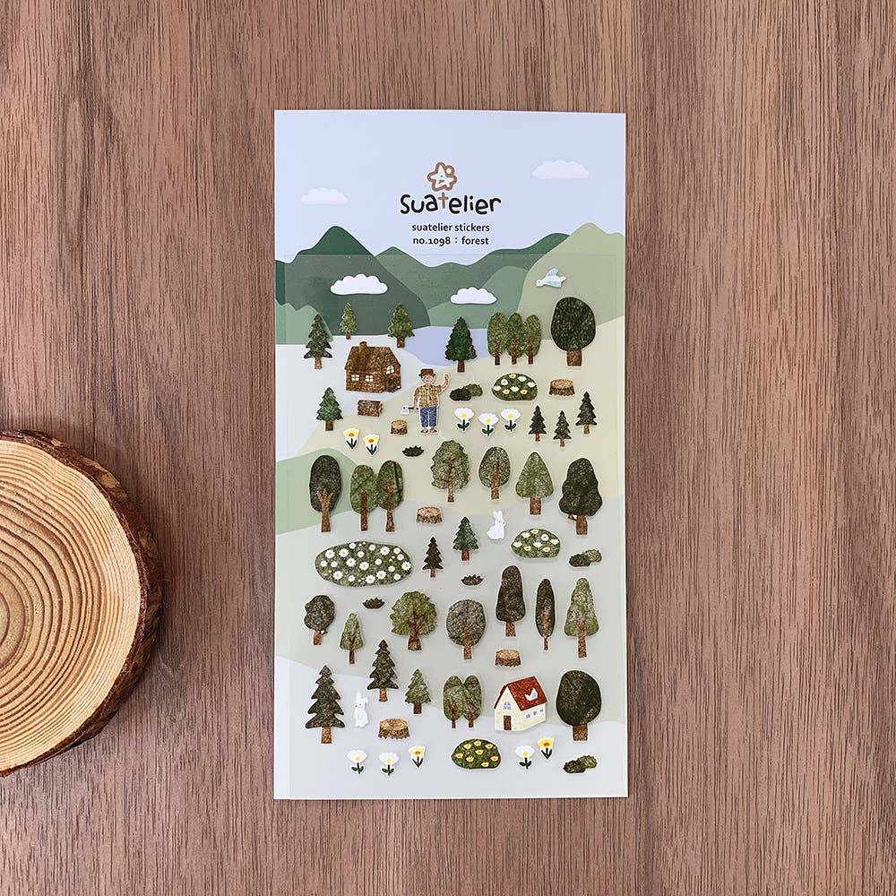Suatelier Design "Forest" Sticker Sheet