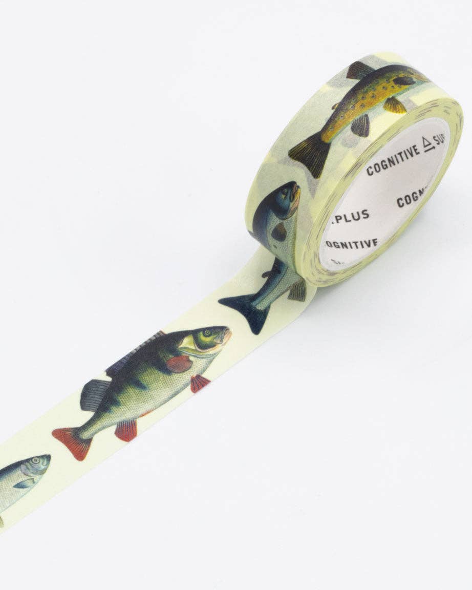 COGNITIVE SURPLUS Freshwater Fish Washi Tape