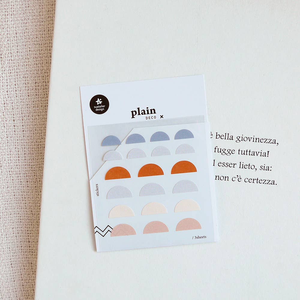 Suatelier Design Plain.57 Sticker Sheet