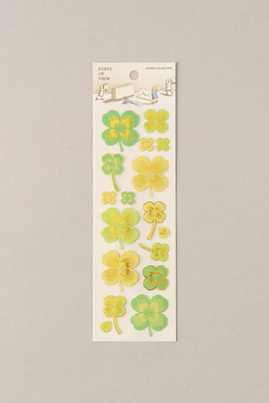 Golden Clover Sticker