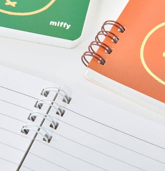 Miffy Double Twin-Ring Mini Notebook – 4 Colors