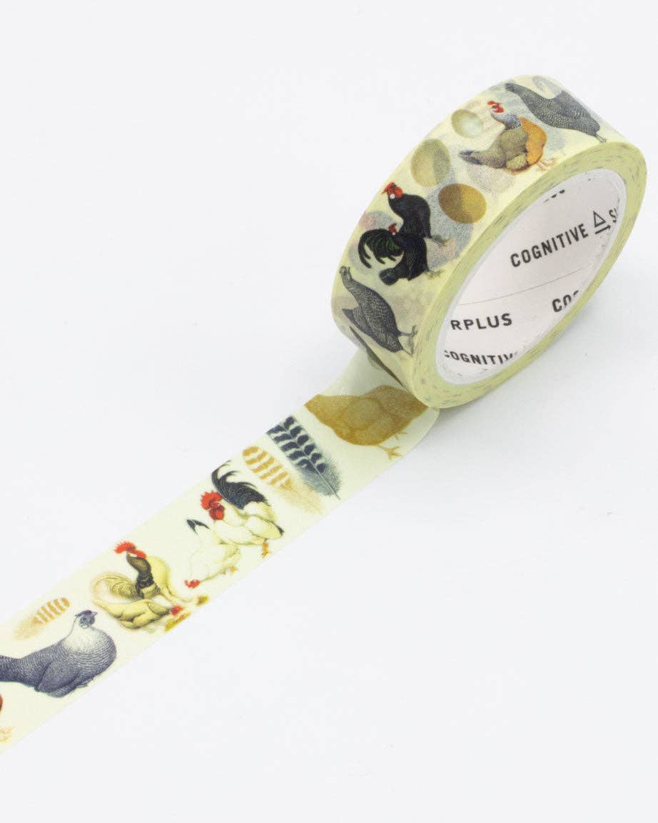 COGNITIVE SURPLUS Hens & Chickens Washi Tape