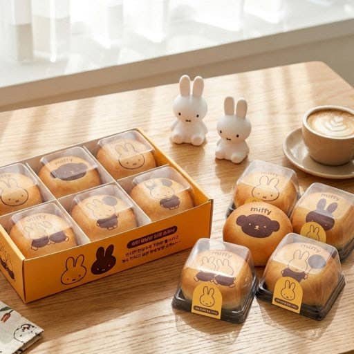 Miffy Viral Morning Bread Roll Soft Squishy