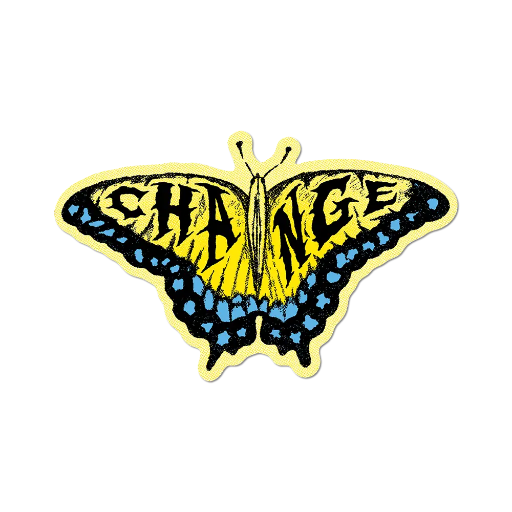 Change Butterfly by Apply - Die-Cut Sticker