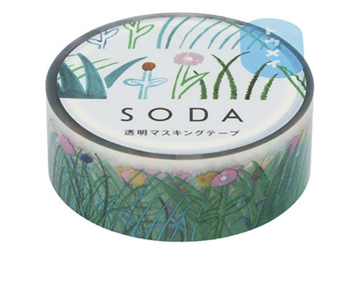 SODA transparent Masking Tape