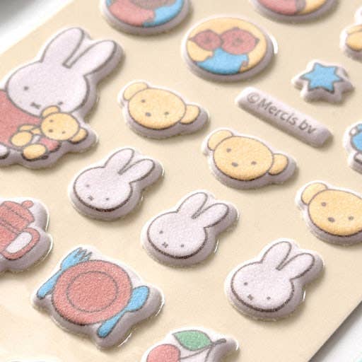 Miffy Puffy Cushion Deco Stickers - Random