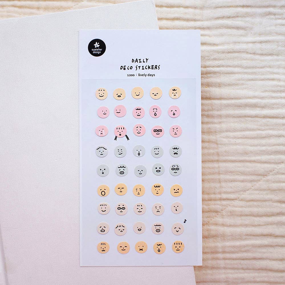 Suatelier Design "Lively days" Sticker Sheet