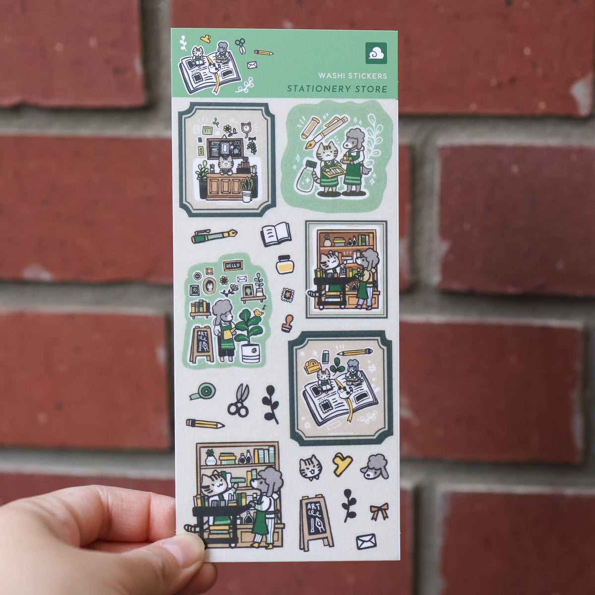 Sticker Sheet (Washi) - Stationery Store