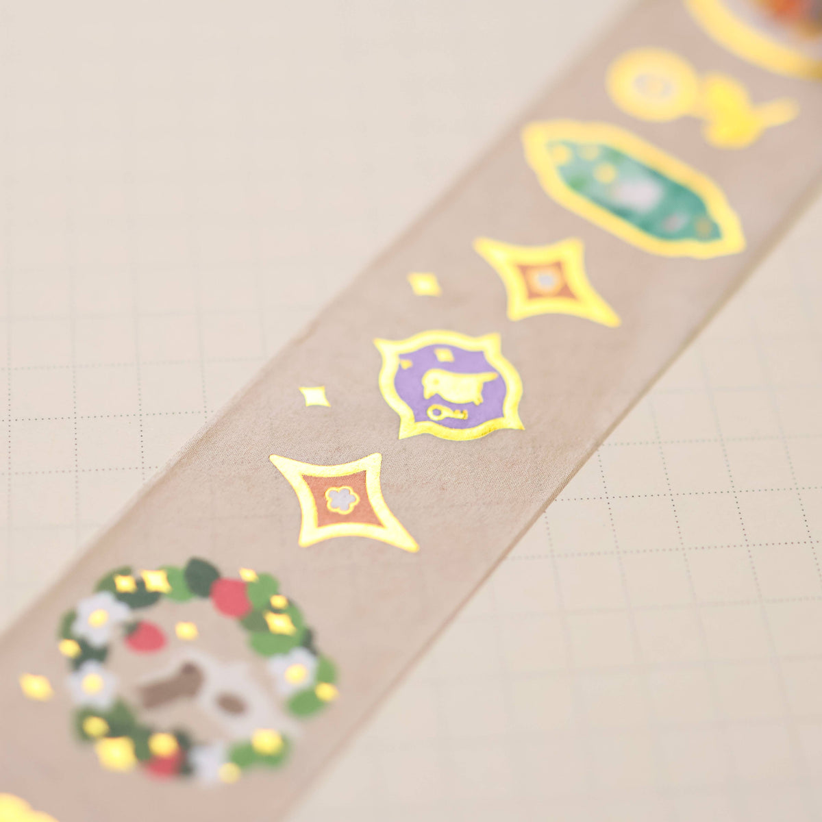25mm Washi Tape (Foil) - Animal in Frames