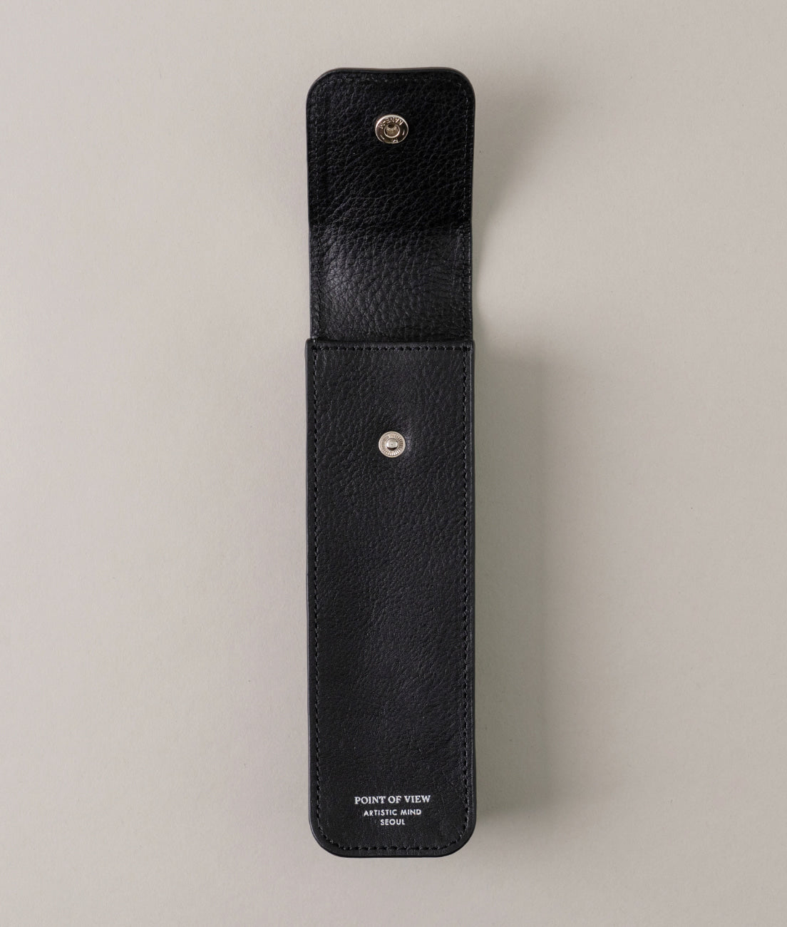 Button Leather Pen Case - Point of View