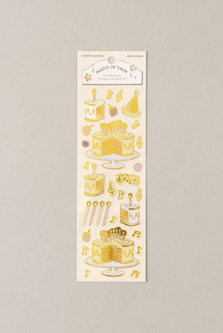 POV Golden Sweet Moments Sticker