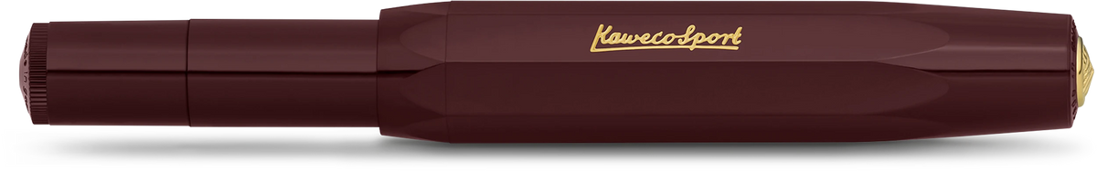Kaweco Classic Sport Bordeaux pocket fountain pen capped