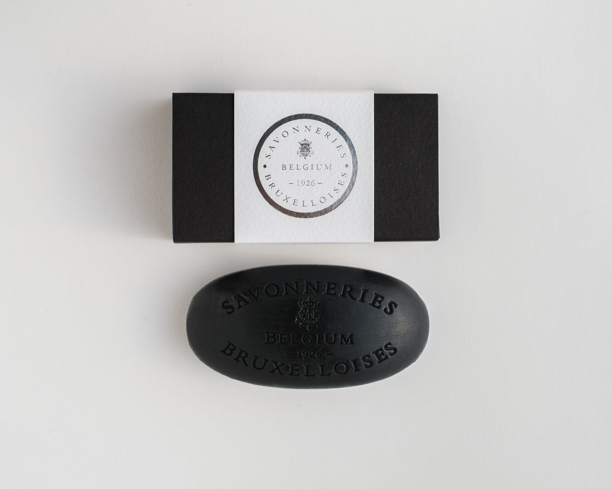 SAVONNERIES BRUXELLOISES Black Roses Bar Soap