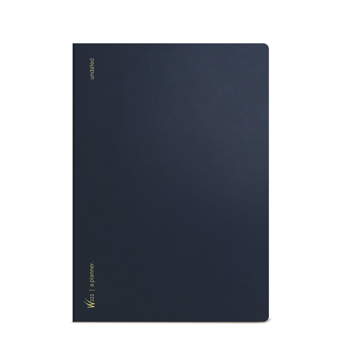 Wonderland222 A5 undated Core planner in Deep Pacific dark blue