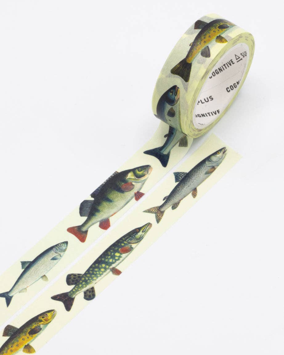 COGNITIVE SURPLUS Freshwater Fish Washi Tape