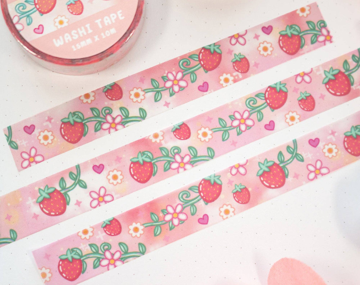 Unicorn Eclipse Strawberries Washi Tape