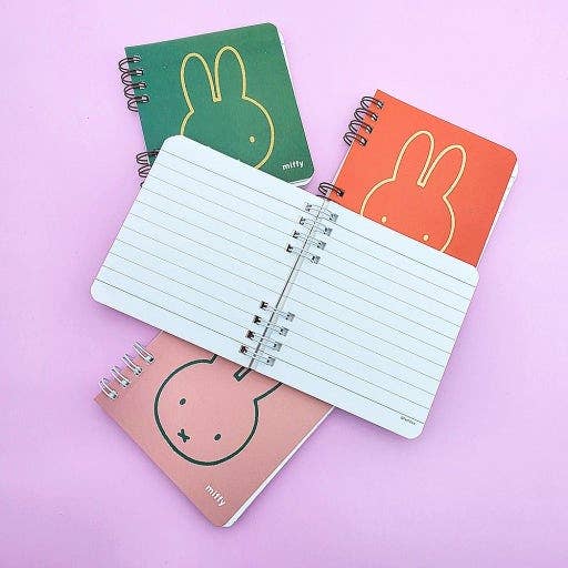 Miffy Double Twin-Ring Mini Notebook – 4 Colors
