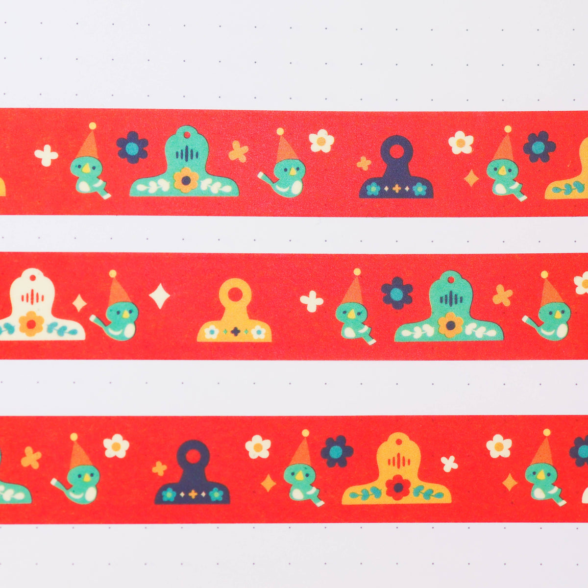 Washi Tape - Stationery Clips