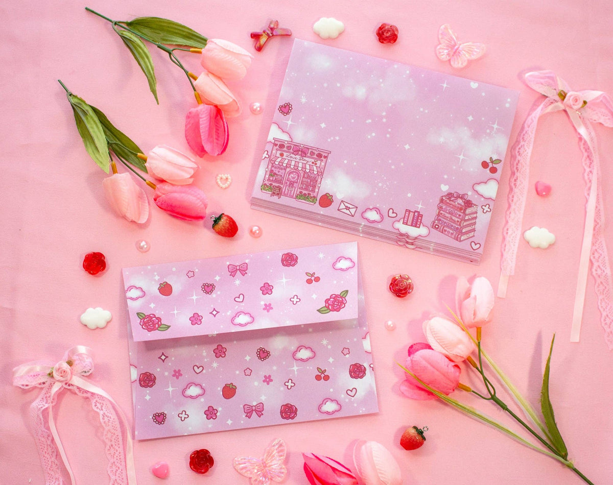 Unicorn Eclipse Love Story Envelopes