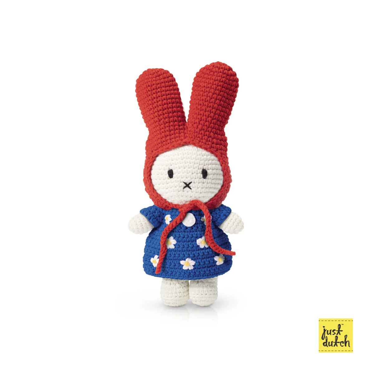Miffy handmade and her blue tulip dress + red hat