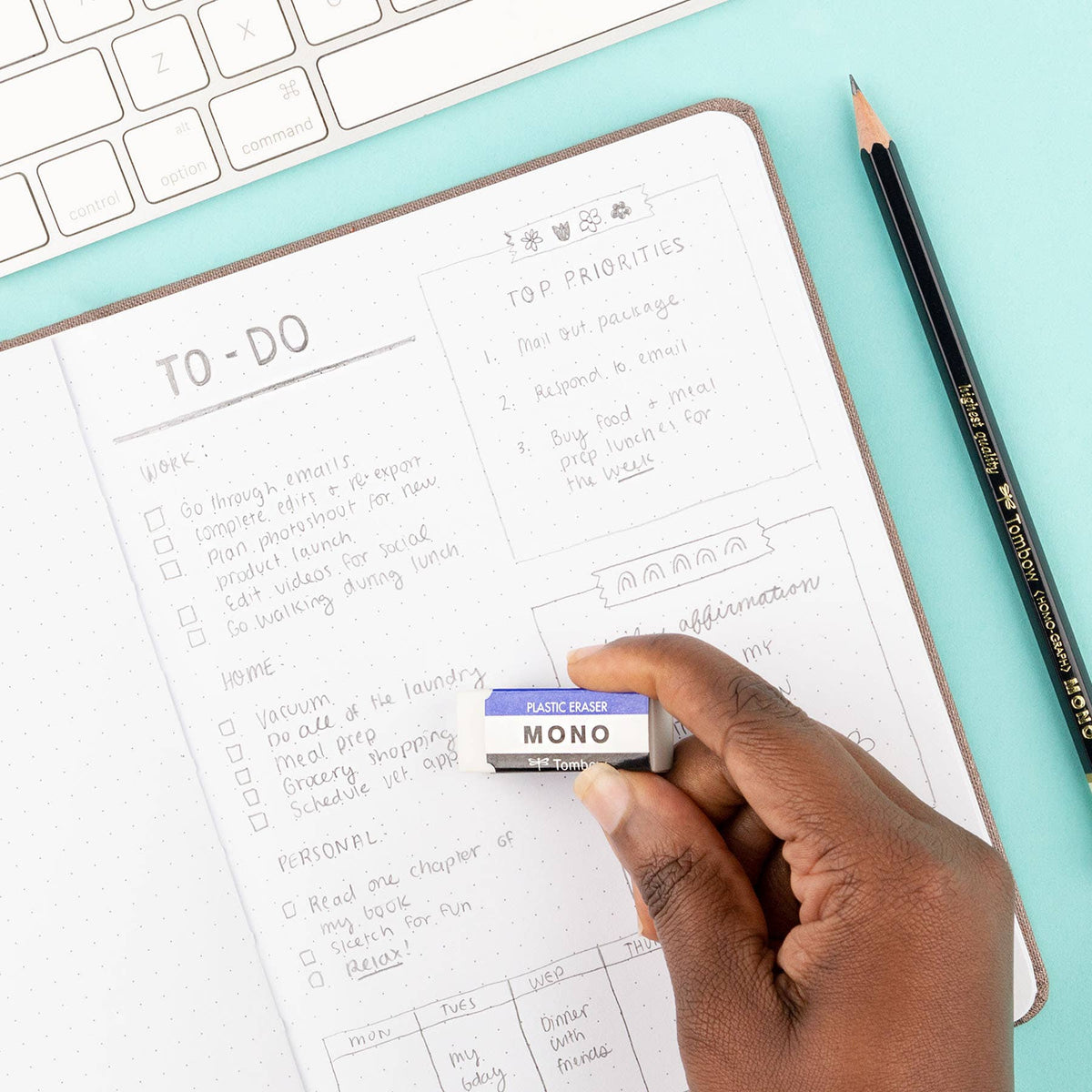 MONO Plastic Eraser Small
