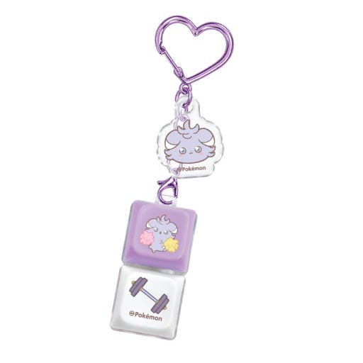 Pokémon Peaceful Place LED Keycap Keychain – 2 Keycaps