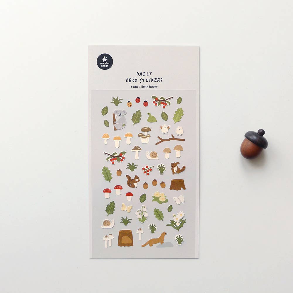 Suatelier Design "Little forest" Sticker Sheet