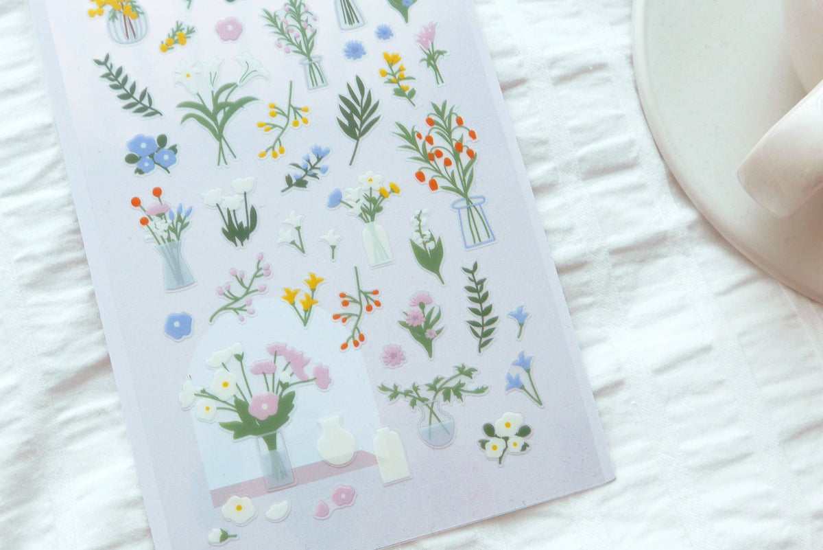 Suatelier Design "Fleur" Sticker Sheet
