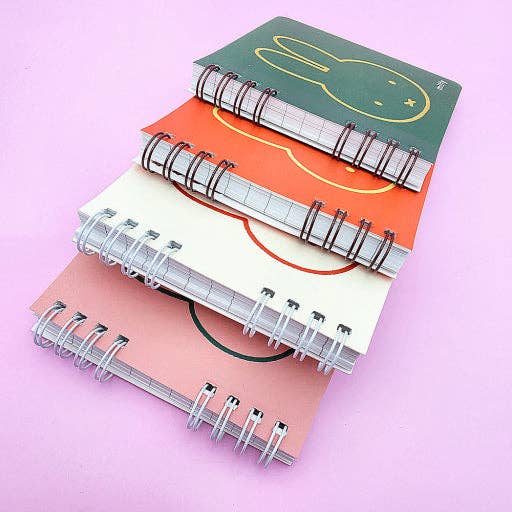 Miffy Double Twin-Ring Mini Notebook – 4 Colors