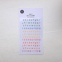 Suatelier Design Handwriting #3 Sticker Sheet