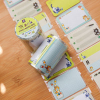 Paper Roll Labels  - Stationery Cats