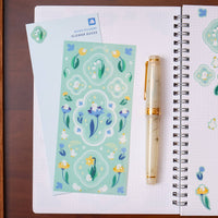 Sticker Sheet (Washi) - Flower Duck