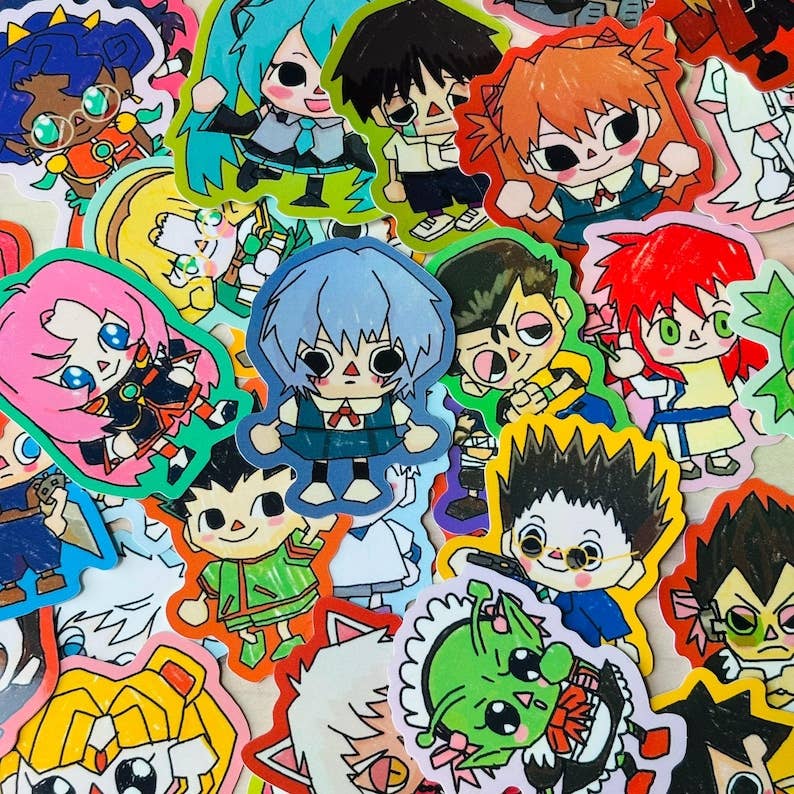 Anime Crossing Vinyl Sticker: Die Cut Decal