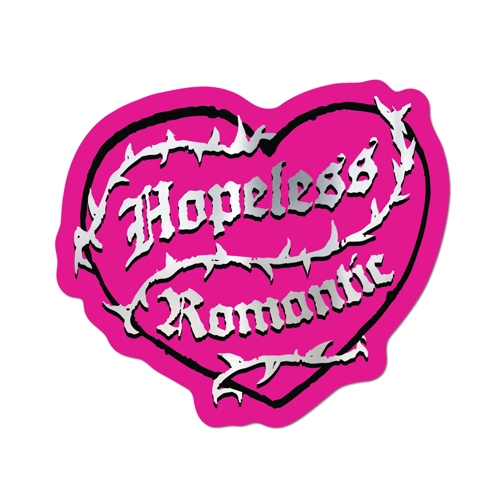 Hopeless Romantic by Apply - Die-Cut Sticker (love)