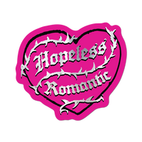 Hopeless Romantic by Apply - Die-Cut Sticker (love)