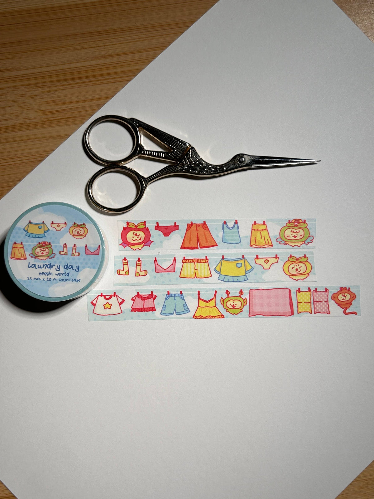 Laundry day washi tape